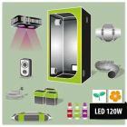 Grow Tent Led Kit  90x50x160 Lamp 200W Pro