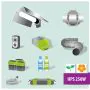 Kit coltivazione lampada HPS AGRO 250w 4 piante Completo