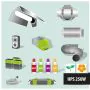 Kit coltivazione indoor lampada HPS agro 250w 4 piante PRO