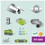 Kit coltivazione indoor lampada HPS agro pure light 600w 6 piante Completo