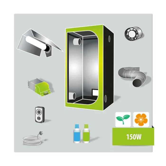 Grow box Kit 60x60 lampada hps 150w basic 