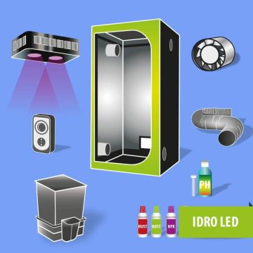 Grow Box Kit idroponico Lampada LED 200w